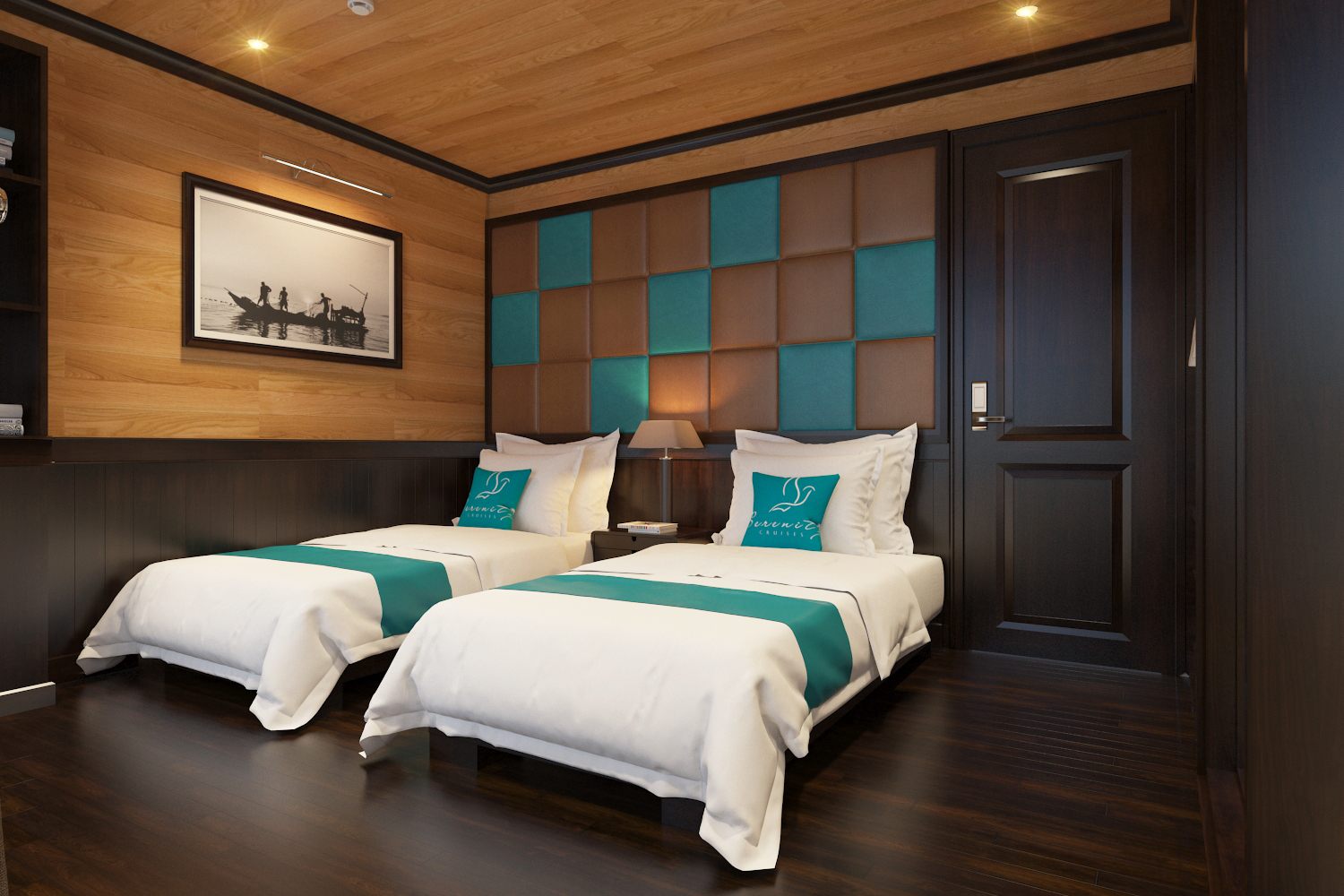 Halong Serenity Cruises- Tour ngủ du thuyền Halong Cao Cấp  2 ngày 1 đêm